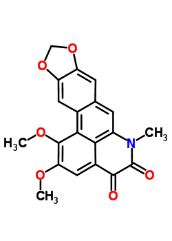 72007-91-1  1,2-dimethoxy-6-methyl-4H-benzo[de][1,3]benzodioxolo[5,6-g]quinoline-4,5(6H)-dione