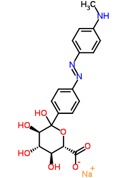 72649-29-7  sodium (2S,3S,4S,5R)-3,4,5,6-tetrahydroxy-6-(4-{(E)-[4-(methylamino)phenyl]diazenyl}phenyl)tetrahydro-2H-pyran-2-carboxylate (non-preferred name)