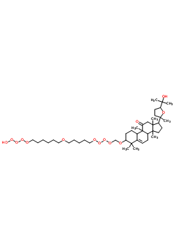 72892-42-3  25-hydroxy-9,10,14-trimethyl-1-[({5-[(6-pentaoxidanylhexyl)oxy]pentyl}tetraoxidanyl)methoxy]-20,24-epoxy-4,9-cyclo-9,10-secocholest-5-en-11-one