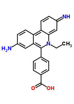 73033-90-6  4-[(3E)-8-amino-5-ethyl-3-imino-3,5-dihydrophenanthridin-6-yl]benzoic acid