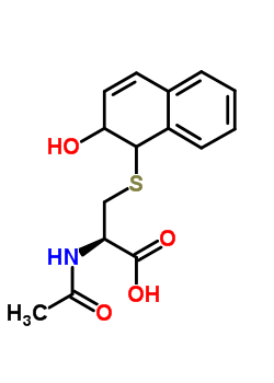 73092-91-8  N-acetyl-S-(2-hydroxy-1,2-dihydronaphthalen-1-yl)-L-cysteine