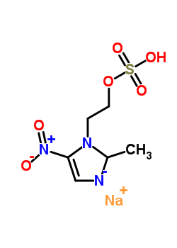 74550-85-9  sodium 2-methyl-4-nitro-3-[2-(sulfooxy)ethyl]-2,3-dihydroimidazol-1-ide