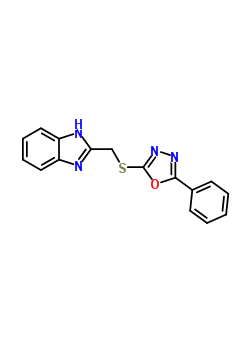 74822-64-3  2-{[(5-phenyl-1,3,4-oxadiazol-2-yl)sulfanyl]methyl}-1H-benzimidazole