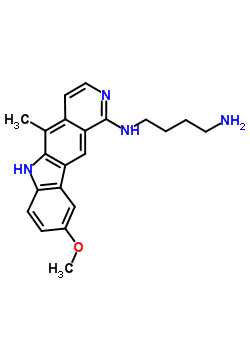 74861-69-1  N-(9-metoxi-5-metil-6H-piridó[4,3-b]karbazol-1-il)bután-1,4-diamin