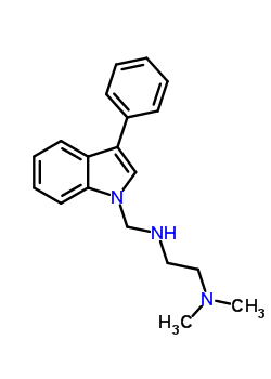 75790-51-1  N,N-dimethyl-N'-[(3-phenyl-1H-indol-1-yl)methyl]ethane-1,2-diamine