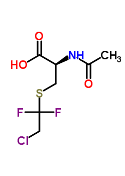 75898-95-2  N-acetyl-S-(2-chloro-1,1-difluoroethyl)-L-cysteine