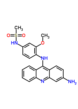 76708-34-4  N-{4-[(3-aminoacridin-9-yl)amino]-3-methoxyphenyl}methanesulfonamide