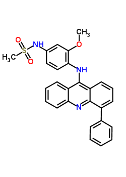 76708-65-1  N-{3-methoxy-4-[(4-phenylacridin-9-yl)amino]phenyl}methanesulfonamide