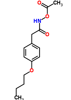 77372-67-9  N-(acetiloxi)-2-(4-butoxifenil)acetamida