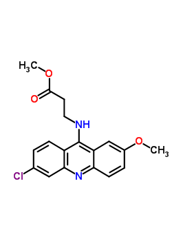 77420-88-3  methyl N-(6-chloro-2-methoxyacridin-9-yl)-beta-alaninate