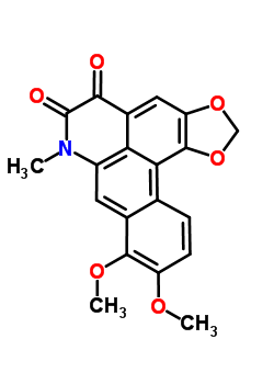 77784-21-5  9,10-dimethoxy-7-methyl-5H-[1,3]benzodioxolo[6,5,4-de]benzo[g]quinoline-5,6(7H)-dione