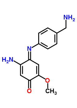 78279-14-8  (4E)-5-amino-4-{[4-(aminomethyl)phenyl]imino}-2-methoxycyclohexa-2,5-dien-1-one