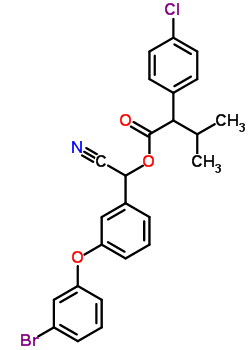 78525-12-9  [3-(3-bromophenoxy)phenyl](cyano)methyl 2-(4-chlorophenyl)-3-methylbutanoate