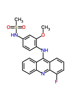 79453-49-9  N-{4-[(4-fluoroacridin-9-yl)amino]-3-methoxyphenyl}methanesulfonamide