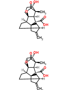 8030-53-3  (1S,2S,4aR,4bR,7S,9aR,10S,10aR)-2-hydroxy-1-methyl-8-methylidene-13-oxo-1,2,4b,5,6,7,8,9,10,10a-decahydro-4a,1-(epoxymethano)-7,9a-methanobenzo[a]azulene-10-carboxylic acid - (1S,2S,4aR,4bR,7S,9aR,10S,10aR)-2-hydroxy-1-methyl-8-methylidene-13-oxododecahyd