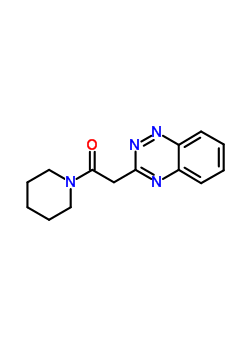 80722-70-9  2-(1,2,4-benzotriazin-3-yl)-1-(piperidin-1-yl)ethanone