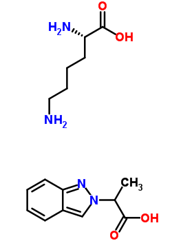 81265-55-6  2-(2H-indazol-2-yl)propanoic acid - L-lysine (1:1)