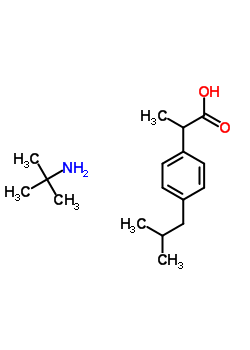 81928-86-1  Ácido 2-[4-(2-metilpropil)fenil]propanoico - 2-metilpropan-2-amina (1:1)