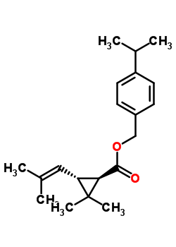 82488-23-1  4-(propan-2-yl)benzyl (1R,3R)-2,2-dimethyl-3-(2-methylprop-1-en-1-yl)cyclopropanecarboxylate