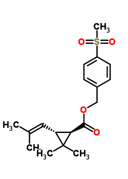 82488-29-7  4-(methylsulfonyl)benzyl (1R,3R)-2,2-dimethyl-3-(2-methylprop-1-en-1-yl)cyclopropanecarboxylate