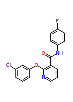 83164-43-6  2-(3-chlorophenoxy)-N-(4-fluorophenyl)pyridine-3-carboxamide