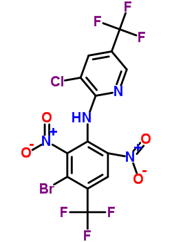 83663-58-5  N-[3-bromo-2,6-dinitro-4-(trifluoromethyl)phenyl]-3-chloro-5-(trifluoromethyl)pyridin-2-amine