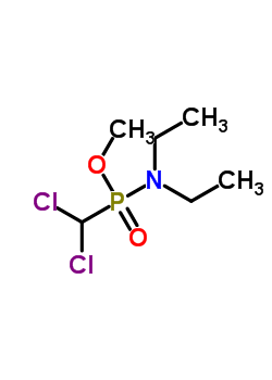 85437-60-1  methyl P-(dichloromethyl)-N,N-diethylphosphonamidate