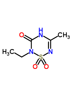 85769-88-6  2-ethyl-5-methyl-2H-1,2,4,6-thiatriazin-3(4H)-one 1,1-dioxide