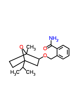 87819-12-3  2-({[1-methyl-4-(propan-2-yl)-7-oxabicyclo[2.2.1]hept-2-yl]oxy}methyl)benzamide