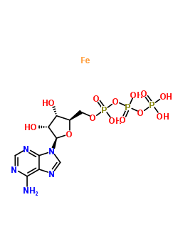 99125-17-4  adenosine 5'-(tetrahydrogen triphosphate) - iron (1:1)