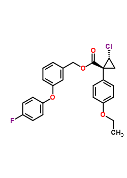 101492-35-7  3-(4-fluorophenoxy)benzyl (1R,2R)-2-chloro-1-(4-ethoxyphenyl)cyclopropanecarboxylate
