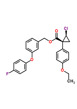 101492-36-8  3-(4-fluorophenoxy)benzyl (1R,2S)-2-chloro-1-(4-ethoxyphenyl)cyclopropanecarboxylate