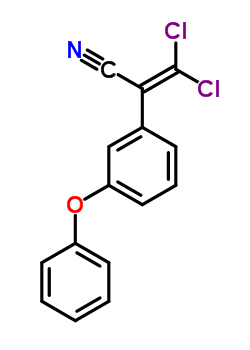 110457-97-1  3,3-dichloro-2-(3-phenoxyphenyl)prop-2-enenitrile