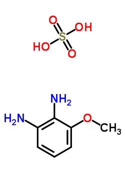 110680-93-8  3-methoxybenzene-1,2-diamine sulfate (1:1) 110680-93-8  3-methoxybenzene-1,2-diamine sulfate (1:1)