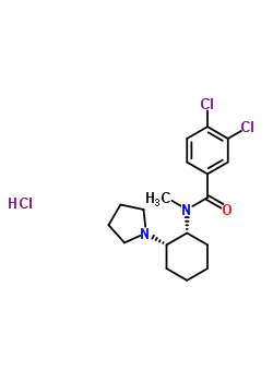 112465-94-8  3,4-dichloro-N-methyl-N-[(1R,2S)-2-(pyrrolidin-1-yl)cyclohexyl]benzamide hydrochloride (1:1)