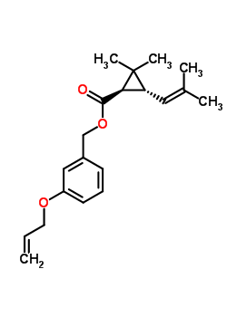 115888-91-0  3-(prop-2-en-1-yloxy)benzyl (1R,3R)-2,2-dimethyl-3-(2-methylprop-1-en-1-yl)cyclopropanecarboxylate