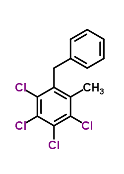 122808-61-1;95974-86-0  1-benzyl-2,3,4,5-tetrachloro-6-methylbenzene