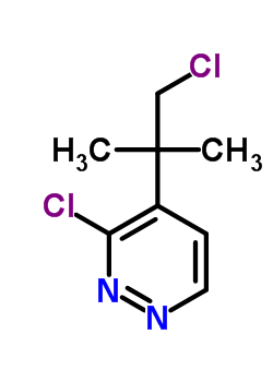 124420-42-4  3-chloro-4-(1-chloro-2-methylpropan-2-yl)pyridazine