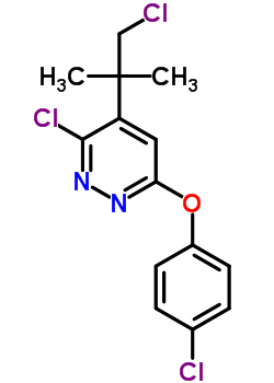 124420-54-8  3-chloro-4-(1-chloro-2-methylpropan-2-yl)-6-(4-chlorophenoxy)pyridazine