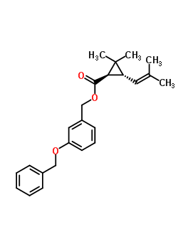 128347-59-1  3-(benzyloxy)benzyl (1R,3R)-2,2-dimethyl-3-(2-methylprop-1-en-1-yl)cyclopropanecarboxylate
