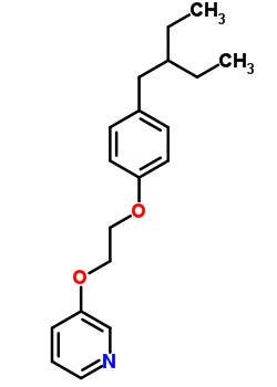 128550-33-4  3-{2-[4-(2-ethylbutyl)phenoxy]ethoxy}pyridine