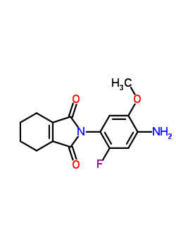 134882-51-2  2-(4-amino-2-fluoro-5-methoxyphenyl)-4,5,6,7-tetrahydro-1H-isoindole-1,3(2H)-dione