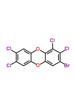 134974-40-6  3-bromo-1,2,7,8-tetrachlorooxanthrene