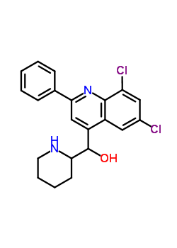 16711-32-3;33225-03-5  (6,8-dichloro-2-phenylquinolin-4-yl)(piperidin-2-yl)methanol