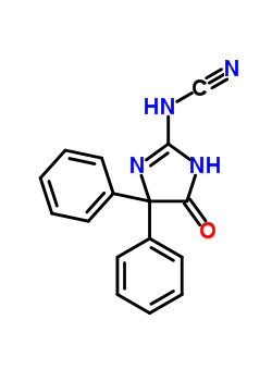 169234-77-9;26975-74-6  (5-oxo-4,4-diphenyl-4,5-dihydro-1H-imidazol-2-yl)cyanamide