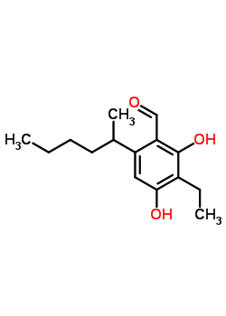 169970-73-4  3-ethyl-6-(hexan-2-yl)-2,4-dihydroxybenzaldehyde