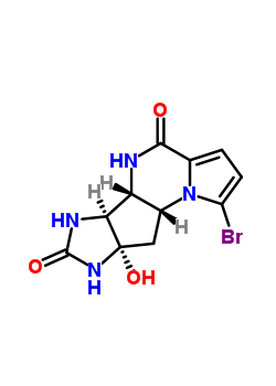 201338-45-6  (5aS,5bS,8aS,9aR)-1-bromo-8a-hidroxi-5,5a,5b,6,8,8a,9,9a-octahidroimidazo[4',5':4,5]ciclopenta[1,2-e]pirrolo[1,2-a]pirazina-4,7-diona