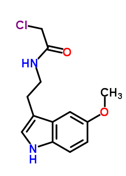 21424-91-9  2-chloro-N-[2-(5-methoxy-1H-indol-3-yl)ethyl]acetamide