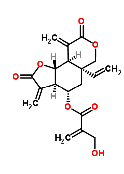 21871-10-3;56064-66-5  (3aR,4S,5aR,9aR,9bR)-5a-ethenyl-3,9-dimethylidene-2,8-dioxodecahydro-2H-furo[2,3-f]isochromen-4-yl 2-(hydroxymethyl)prop-2-enoate