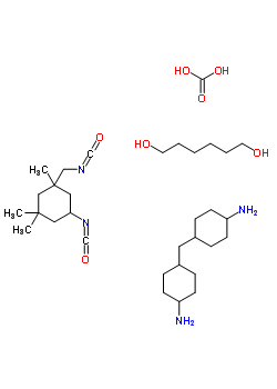 221367-63-1;53160-76-2  4-[(4-aminocyclohexyl)methyl]cyclohexan-1-amine; carbonic acid; hexane-1,6-diol; 5-isocyanato-1-(isocyanatomethyl)-1,3,3-trimethyl-cyclohexane